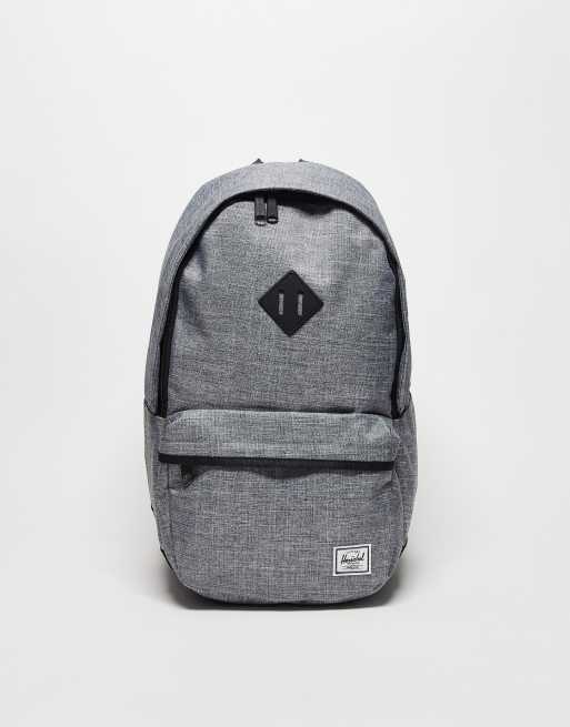 Herschel Supply Co – Heritage Pro – Svart ryggsäck med crosshatchmönster