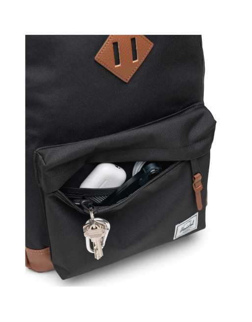 Herschel Supply Co Herschel heritage 24l backpack in black | ASOS