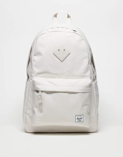 Herschel Supply Co Herschel heritage backpack in white