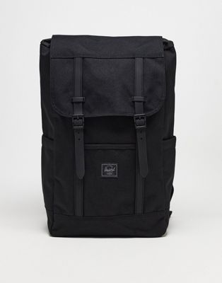 Herschel Supply Co retreat backpack in tonal black