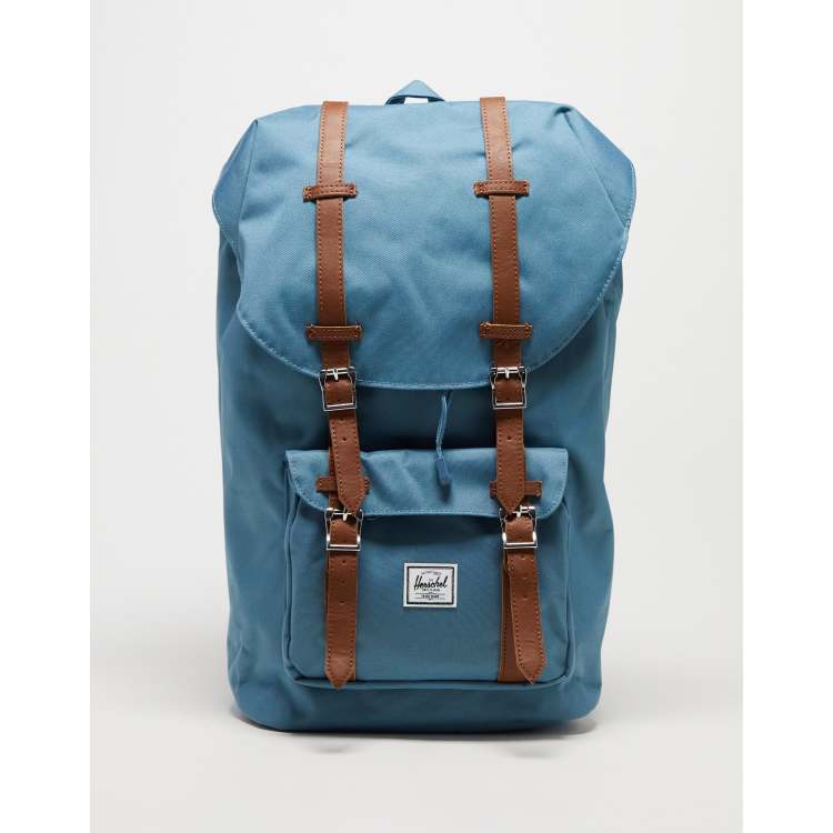 asos herschel little america backpack Herschel Supply Co Little America Backpack Mid-Volume in Blue