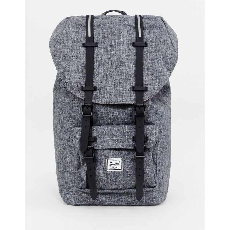 Herschel Supply Co Little America Raven Crosshatch backpack 25l | ASOS