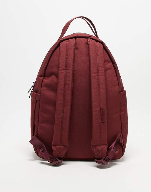 Herschel Supply Co – Nova – Bordowy, pikowany plecak z przegrodą na laptopa , 3 z 3