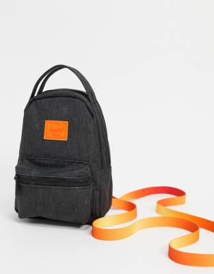 herschel mini backpack black