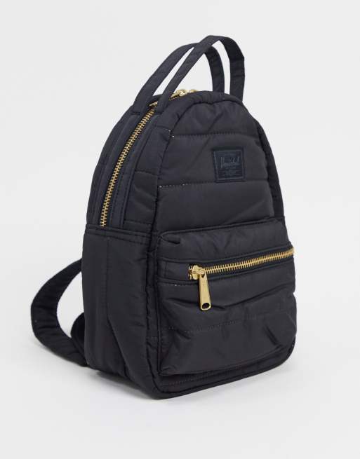 Herschel Nova crossbody mini backpack in black, ASOS