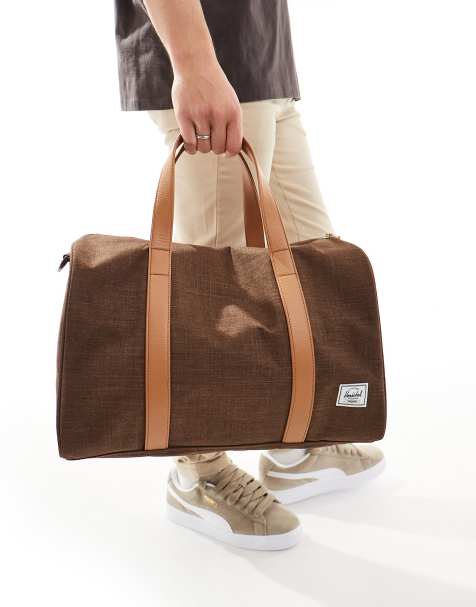 Herschel Supply Co Novel carry on duffle bag in chocolate brown - view 1