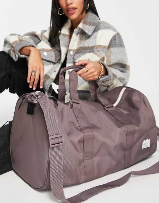 Herschel Supply Co. Novel Mid Volum duffel bag in dark mauve ASOS