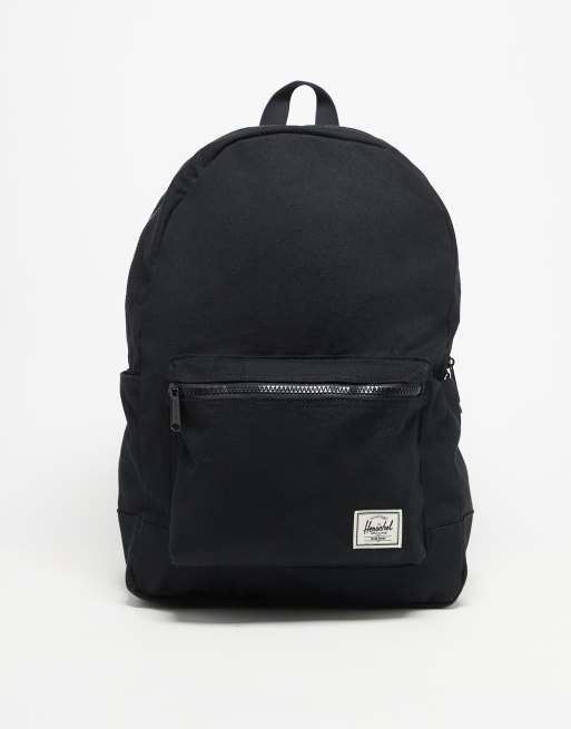  Herschel Supply Co pacific daypack in black cotton