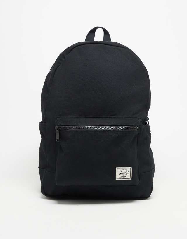 Herschel Supply Co - pacific daypack in black cotton