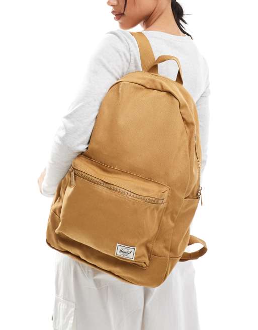 Herschel Supply Co pacific daypack in tan cotton