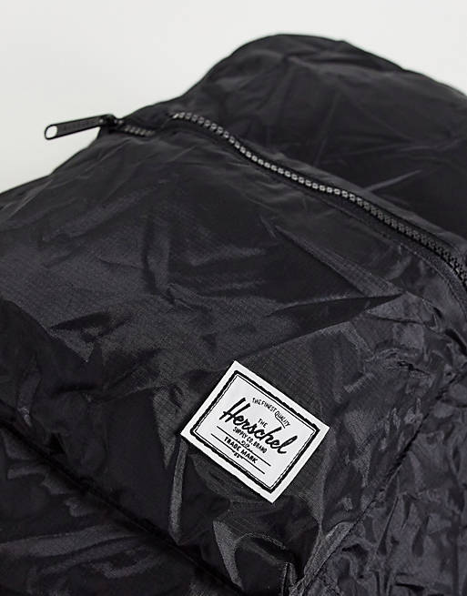 Bags Herschel Supply Co packable day backpack in black 