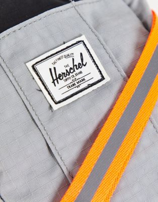 Sacs Herschel Supply Co - Pochette bandoulière à détails orange contrastants - Gris