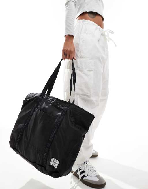 Herschel Supply Co – Portland – Svart packbar toteväska