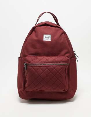 Herschel Supply Co quilted Nova backpack with laptop sleeve in