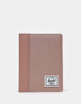 Herschel Supply Co Herschel Supply Co raynor passport holder in ash rose-Pink