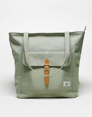 Herschel Supply Co Retreat tote in seagrass green - ASOS Price Checker