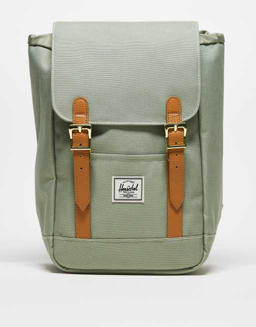 Herschel Supply Co Retreat Kleiner Festival Rucksack in Seegrasgrun ASOS