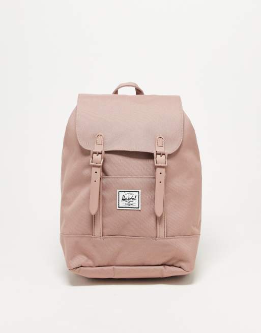 Herschel Supply Co Retreat mini backpack in ash rose ASOS