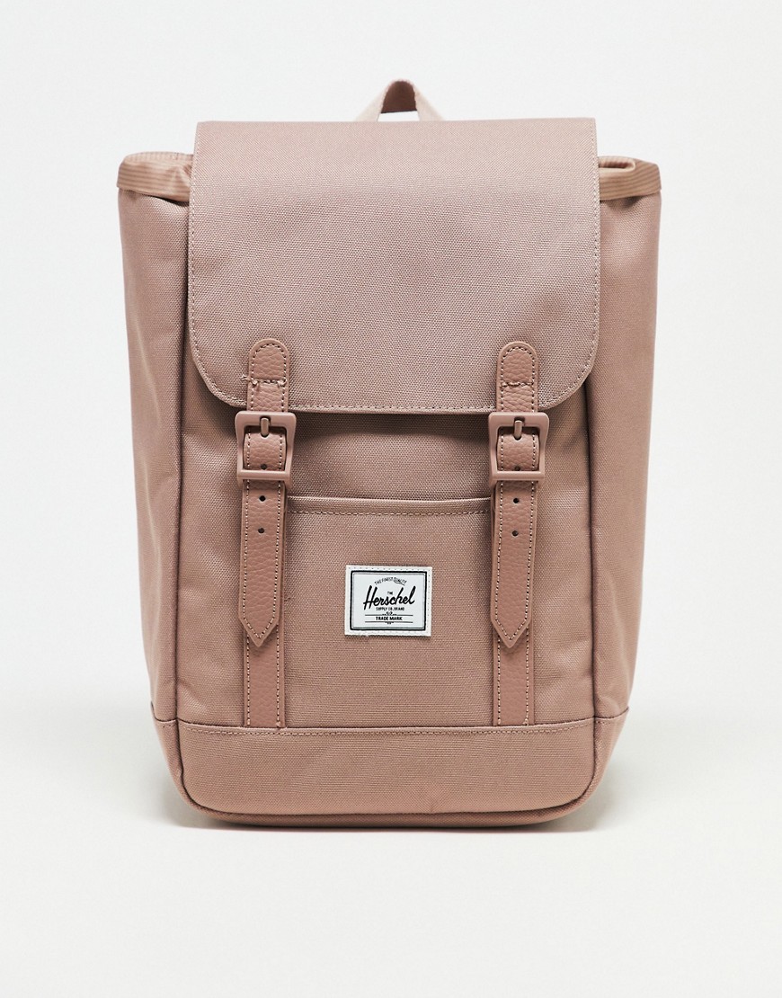 Herschel Supply Co Retreat Mini backpack in ash rose-Pink