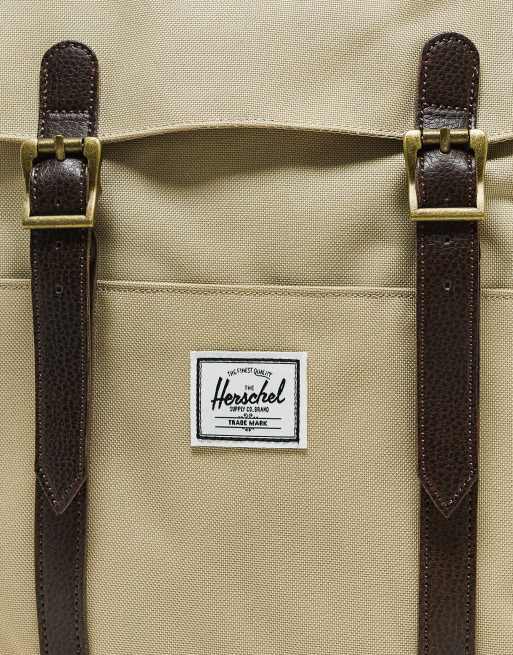 Herschel Supply Co Retreat small backpack in light taupe, 2 of 4