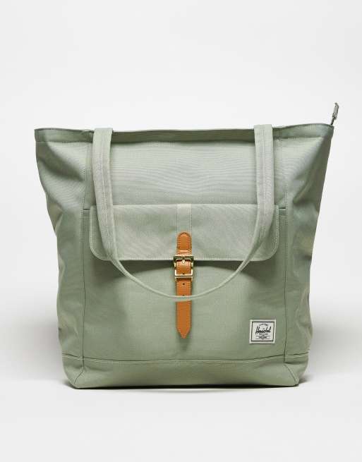  Herschel Supply Co Retreat tote in seagrass green