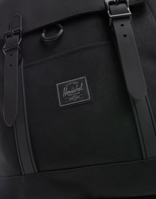 Herschel Supply Co - Retreat - Zaino piccolo nero tono su tono, 3 di 4