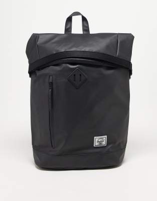 Herschel Supply Co roll top backpack in black