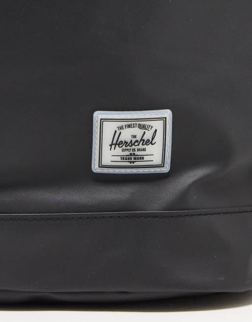 Herschel Supply Co roll top backpack in black, 3 of 4