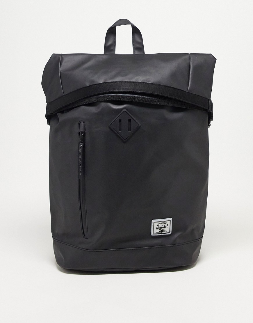 Herschel Supply Co roll top backpack in black