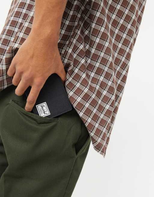 Herschel Supply Co – Roy – Schwarze RFID-Faltgeldbörse, 3 von 4