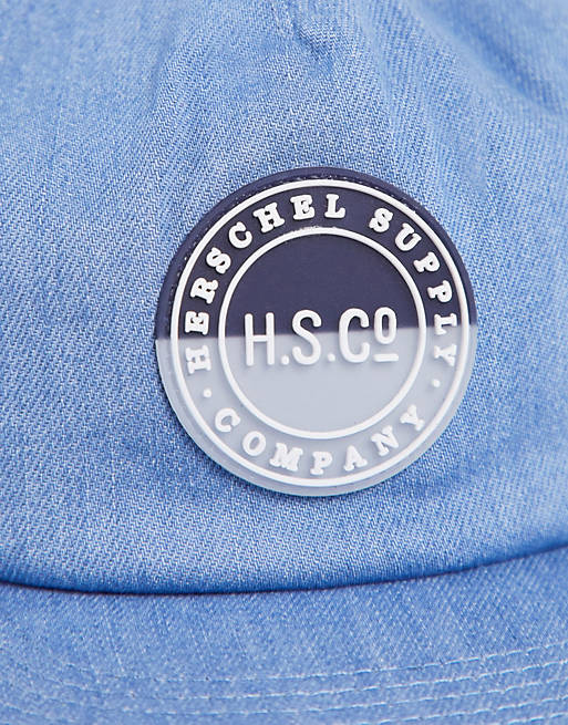  Caps & Hats/Herschel Supply Co Scout cap in light wash denim 