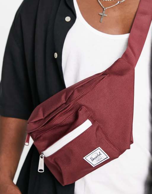 Herschel Supply Co - Seventeen - Marsupio color porto