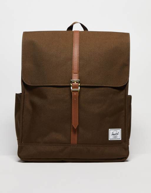 Herschel Supply Co Stadtrucksack in Dunkelbraun ASOS