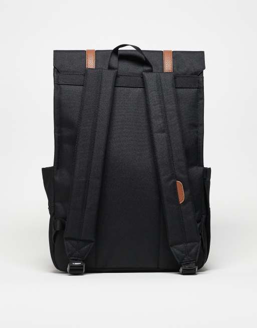 Herschel Supply Co – Survey – Rucksack in Schwarz mit hellbraunen