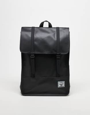 Herschel Supply Co - Survey - Wasserabweisender Rucksack in Schwarz mit Laptopfach