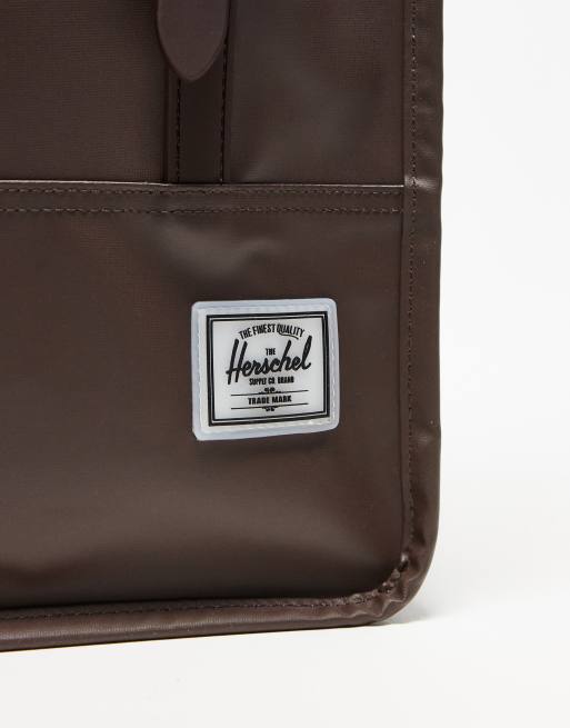 Herschel Supply Co survey water resistant backpack with laptop sleeve in  brown | ASOS