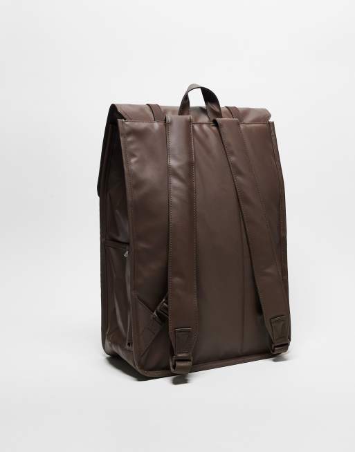 Herschel Supply Co survey water resistant backpack with laptop sleeve in  brown | ASOS