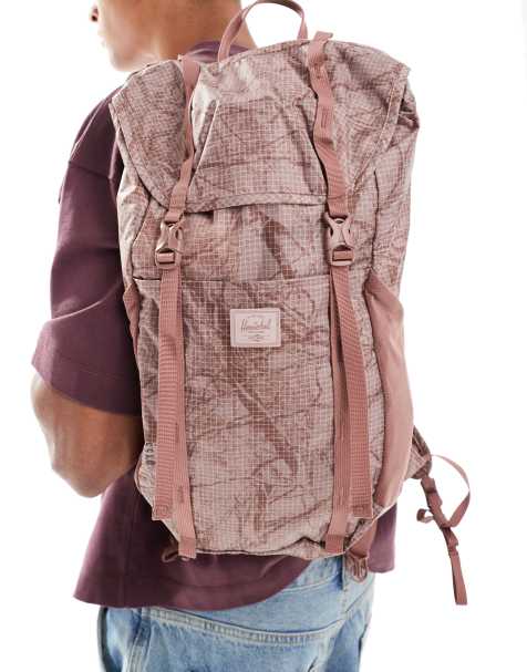 Herschel Supply Co ultralight 22L nylon backpack in ash rose print - view 1
