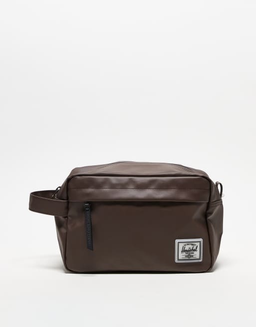 Herschel Supply Co - Waterbestendige toilettas in bruin