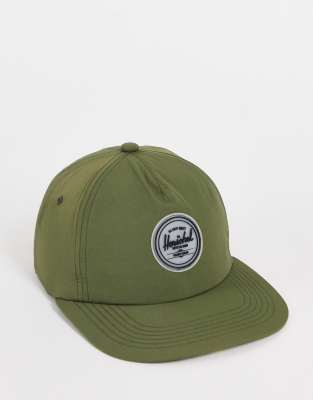 Herschel Supply Co Herschel Supply Co Whaler nylon cap in ivy green