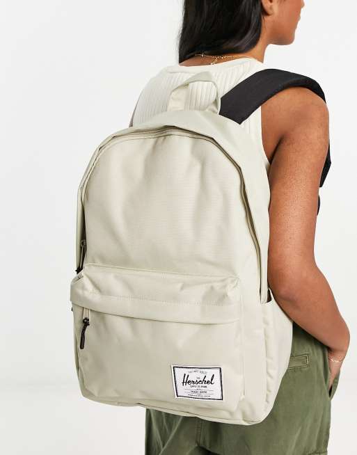 klep ongebruikt Opname Herschel Supply Co - XL Classic - Rugzak in gebroken wit | ASOS