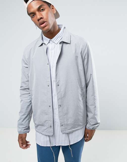 Grey coach sale jacket