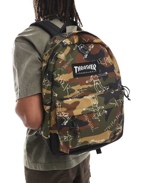 Herschel x Thrasher classic backpack in camo print - view 1