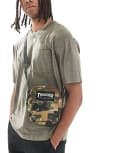 [Herschel Supply Co] Herschel x Thrasher heritage crossbody bag in camo print-Green No Size Mid Green