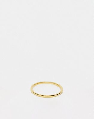 Hey Harper Samantha waterproof stainless steel fine ring in gold