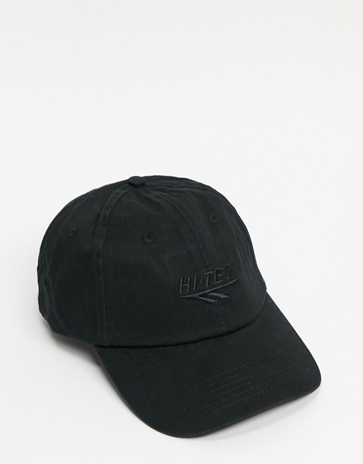 Hi-Tec cannon baseball cap in washed black