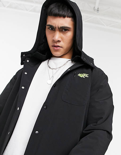 Hi-Tec jacket in black with detachable hood