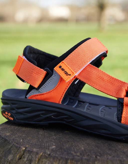 Hi Tec Ula Raft hiking sandal in orange ASOS