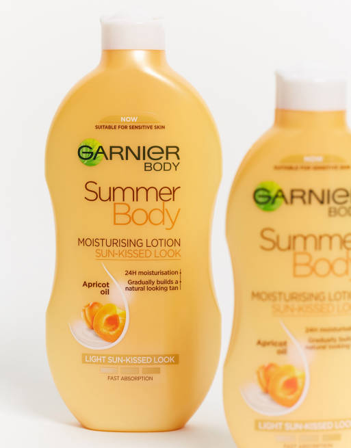 Hidratante ligera con autobronceador gradual de 400 ml Summer Body de Garnier, 4 de 4