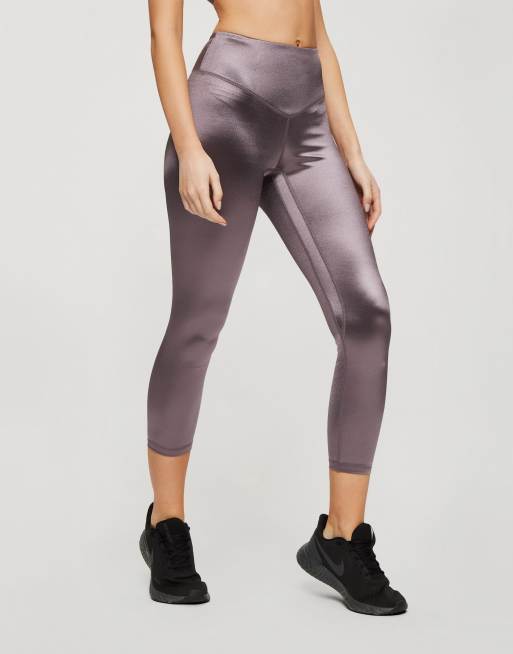 High Shine Satin Leggings